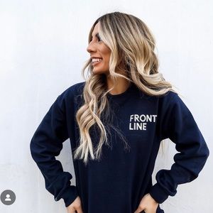 Front line sweater size small, worn twice